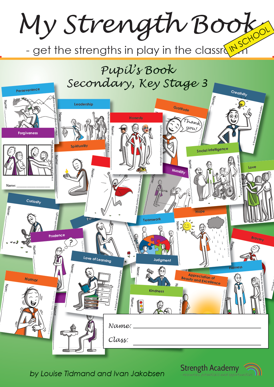 My Strength Book, get strengths in play in the classroom, KS3, workbook